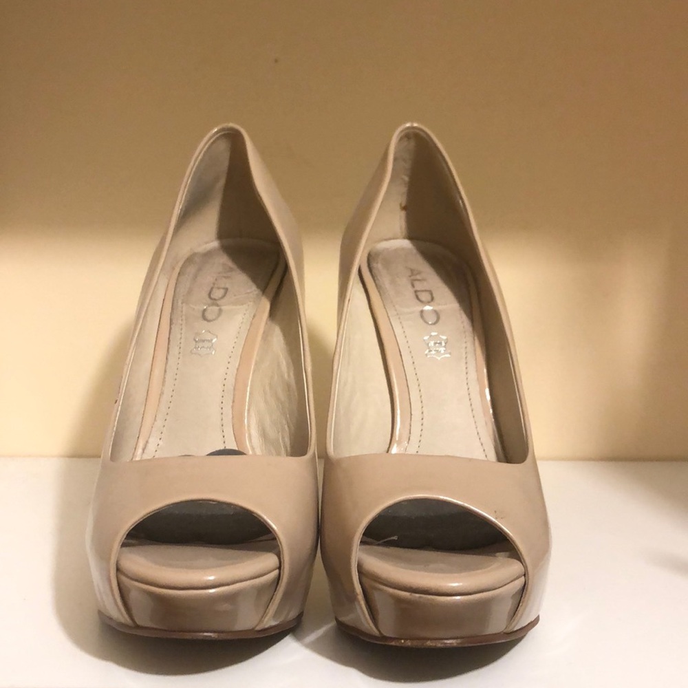 Aldo peep toe heels